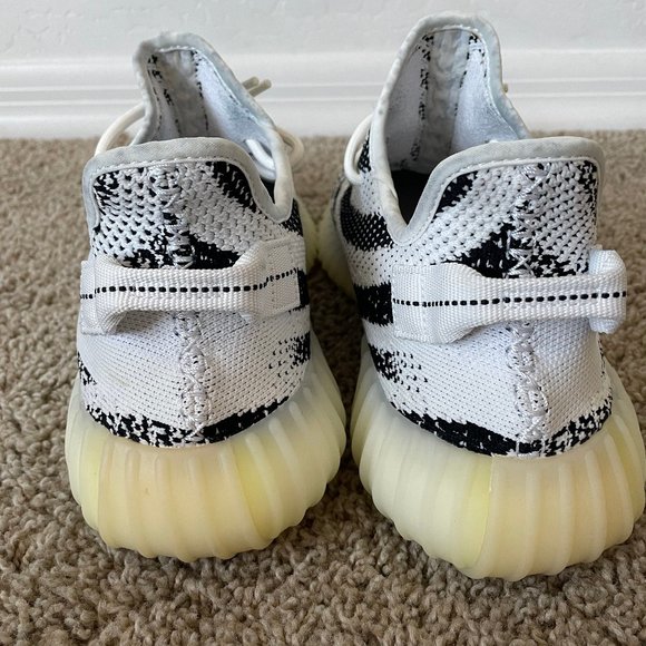 Yeezy SPLY Boost 350 V2 Zebra, Sz 11 - Picture 6 of 7